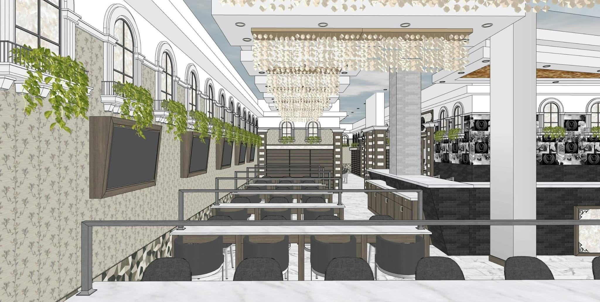 Premium nail color display wall with hundreds of polish options