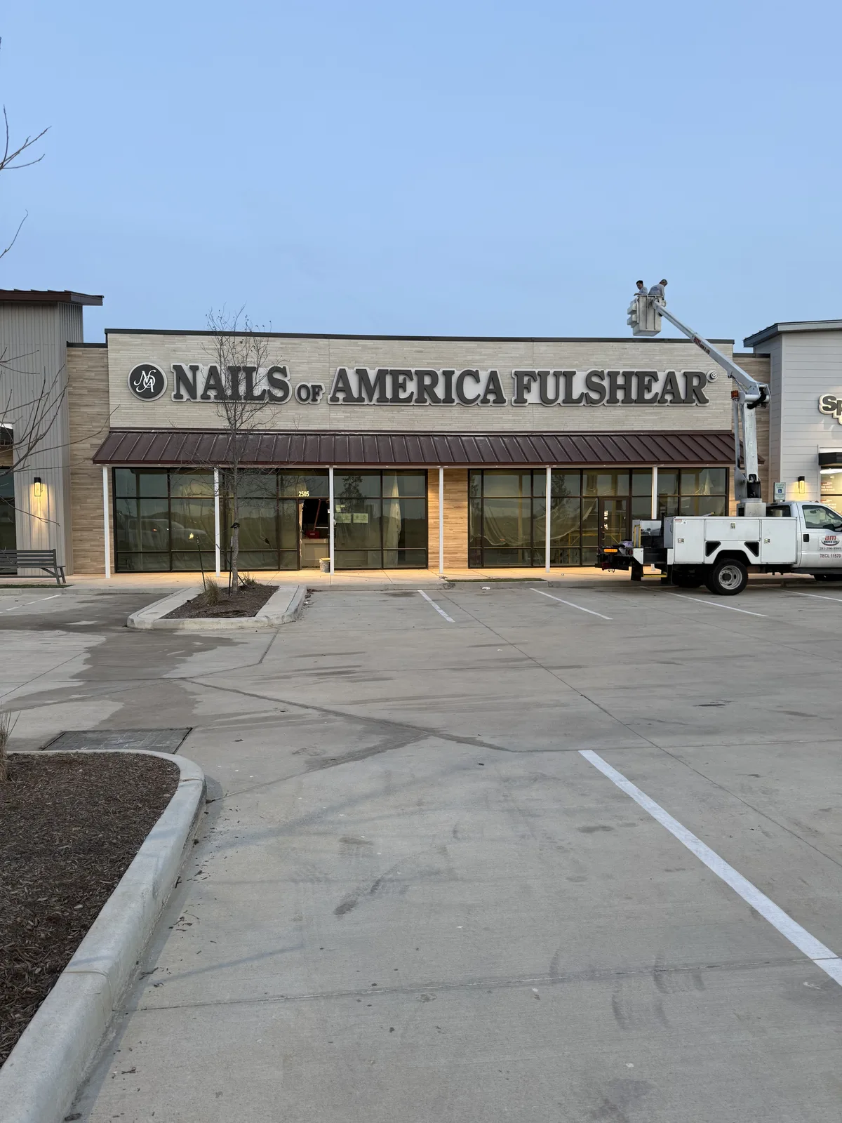 Nails of America Fulshear storefront on Texas Heritage Parkway